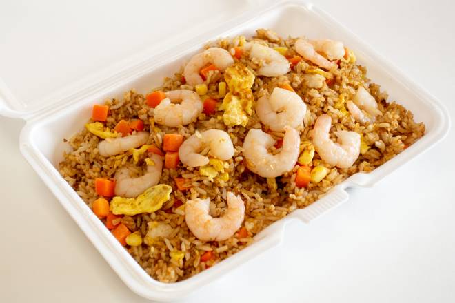 F4. Shrimp Fried Rice 虾仁炒饭